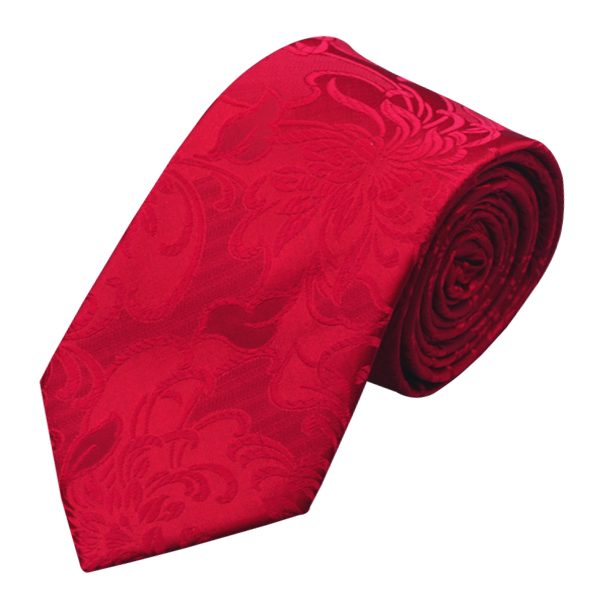 Tie hanky cufflinks set DSTS-7306-Red-Floral-Tie-Hanky-Cufflinks-Sets-Men-s-100-Silk-Ties-for-men-Formal(1)